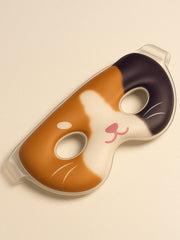 MDOG Cute Kitty Cooling & Warm Gel Eye Mask for Puffy Eyes