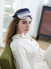 MDOG Hit Color Elastic Strap Silk Sleep Mask