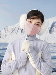 MDOG Windproof Lamb Wool Face Mask Breathable Winter