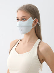 MDOG UV Protection Ice Silk Face Mask Breathable Skin-Friendly for Summer
