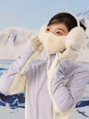 MDOG Windproof Lamb Wool Face Mask Breathable Winter