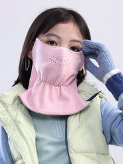 MDOG Winter Windproof Fleece Face Mask Neck Warmer for Kids