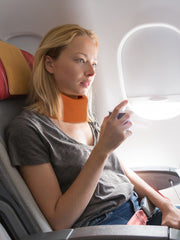 MDOG U-shaped Velcro Memory Foam Travel Pillow