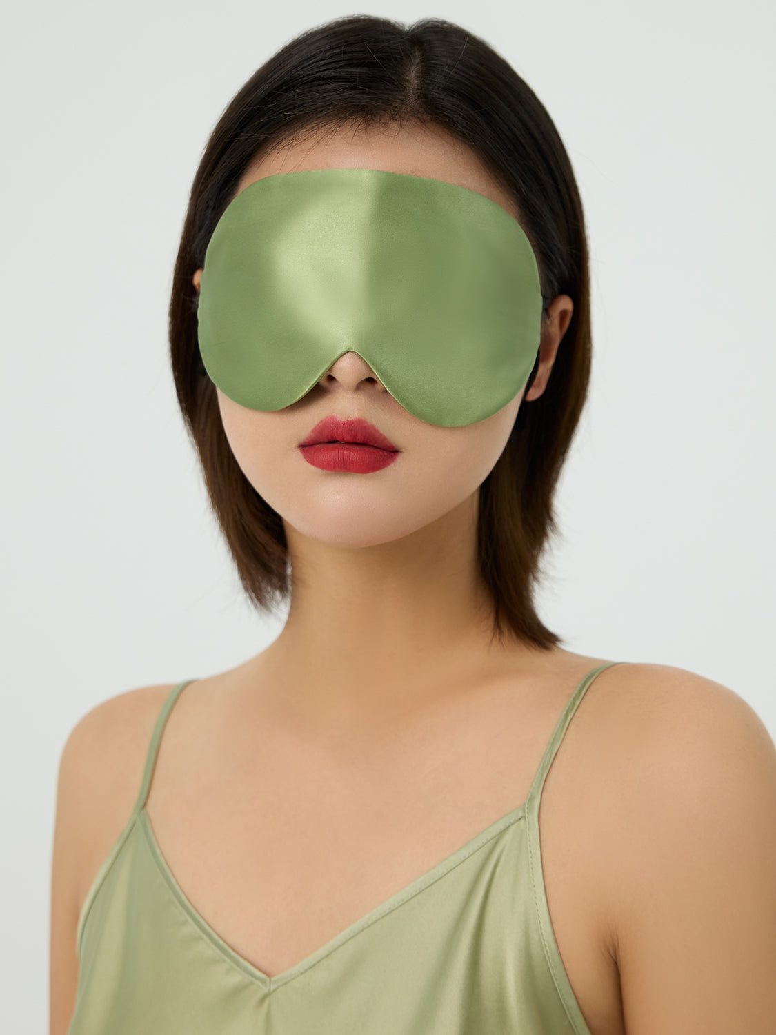 MDOG Forest Green Ultra Thin Silk Sleep Mask